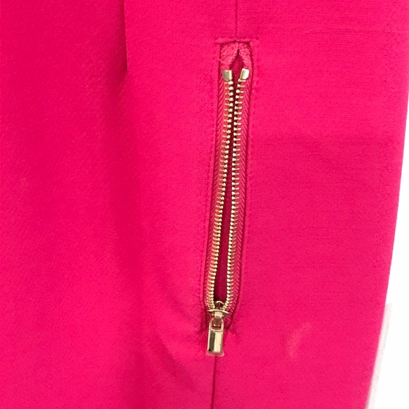 Ann Taylor Shortsleeve Fuscia Dress - Picture 4 of 8